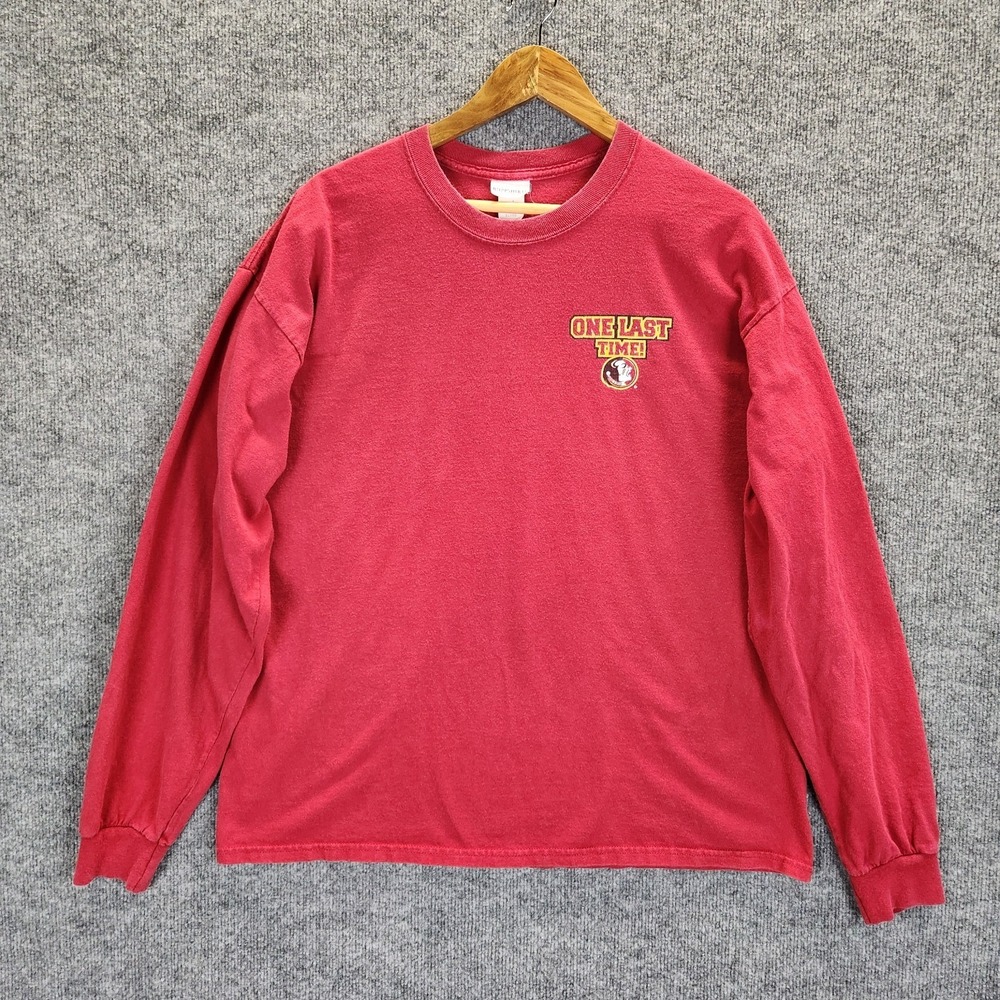 Vintage Florida State Seminoles Shirt Men's XL Red Bobby Bowden's Last Game 2009